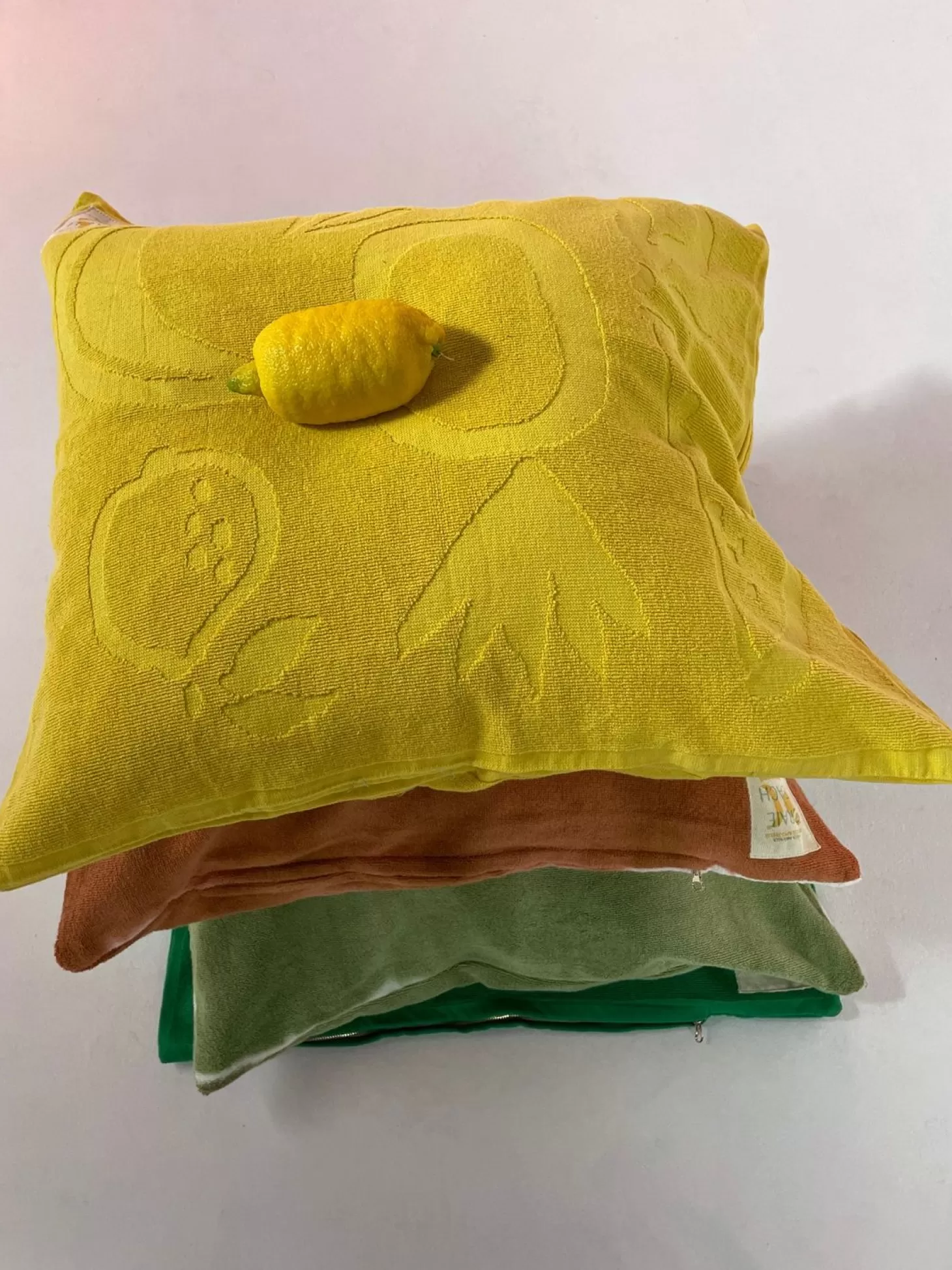 Shop Housse De Coussin Coquillage Fruit Lemon Beach Club