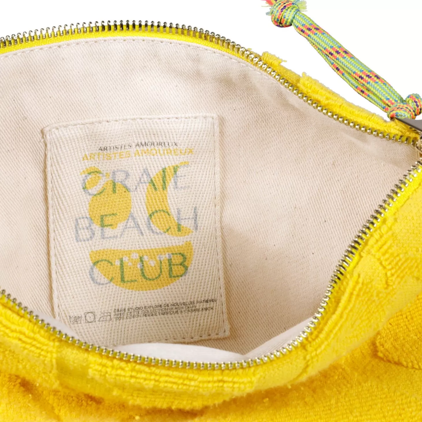 Shop Pochette Mini Sable Eponge Fruit Beach Club