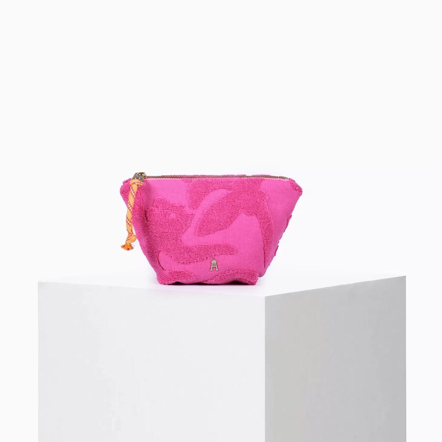 Fashion Pochette Mini Sable Eponge Panthere Fushia Beach Club