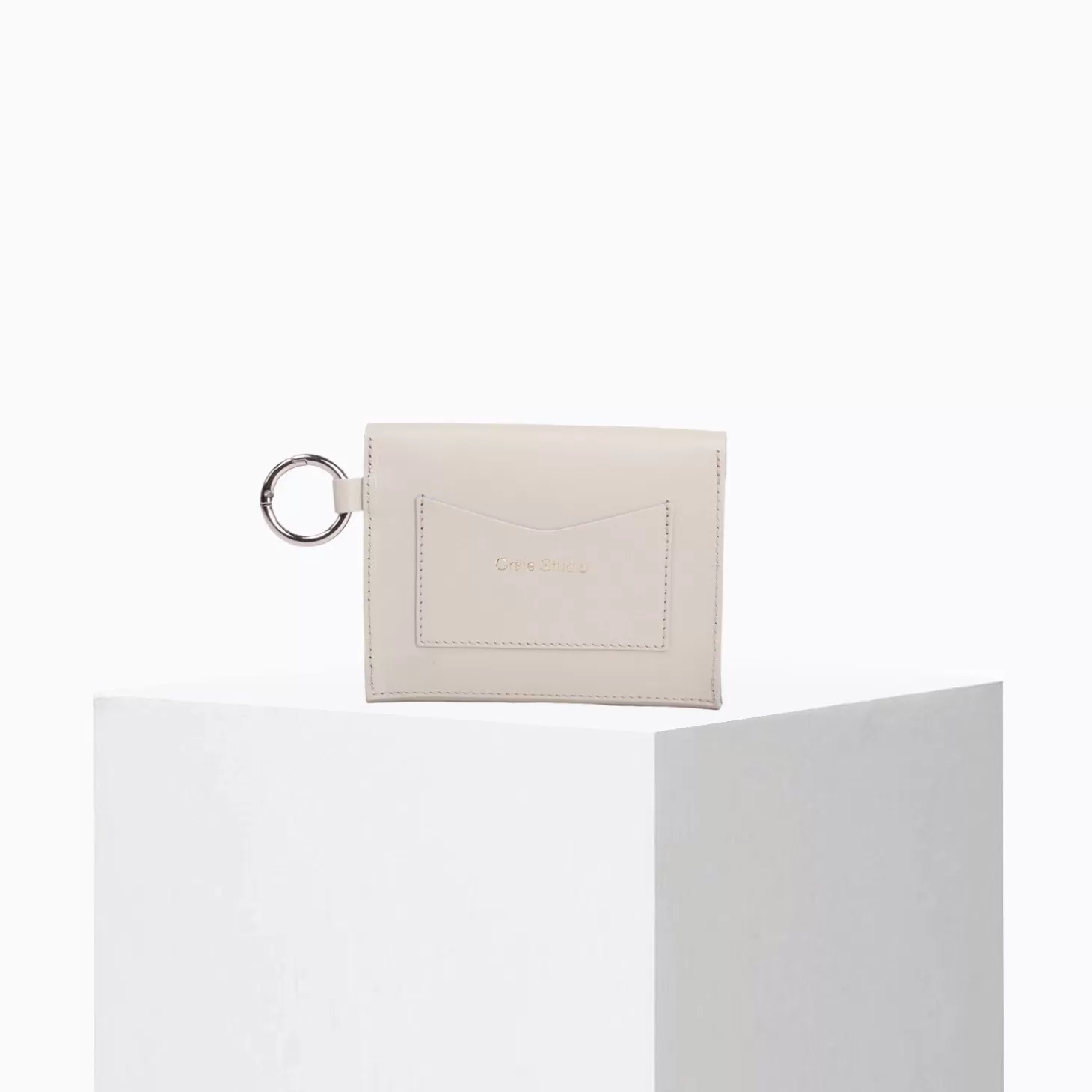 Sale Porte Monnaie Pochi Box Creme Accessoires