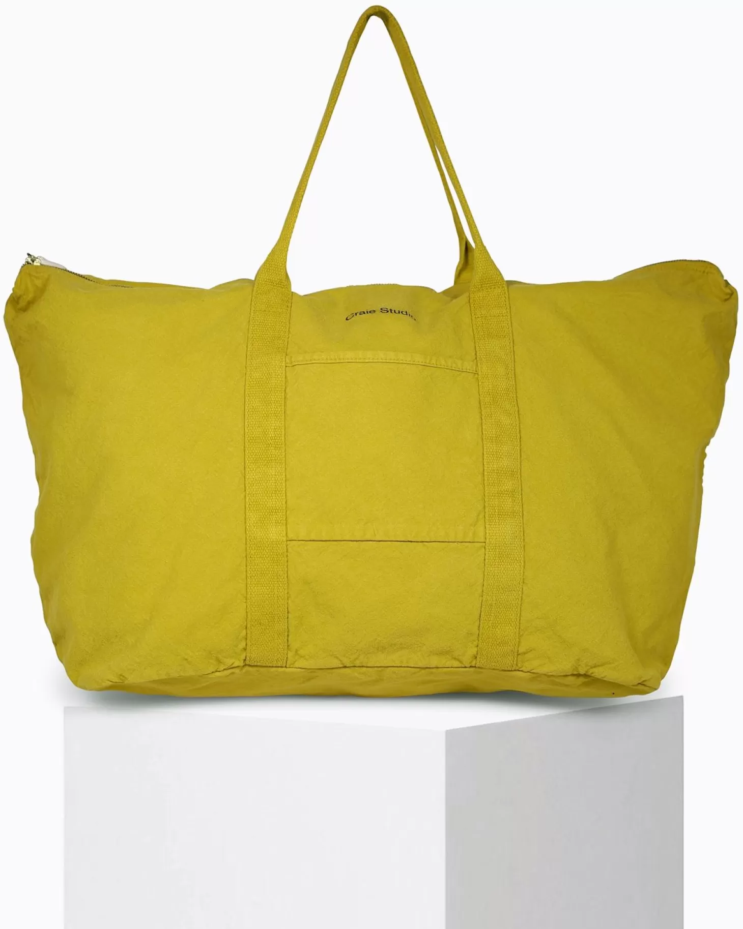 Store Sac 48H Coton Moutarde Grands Cabas