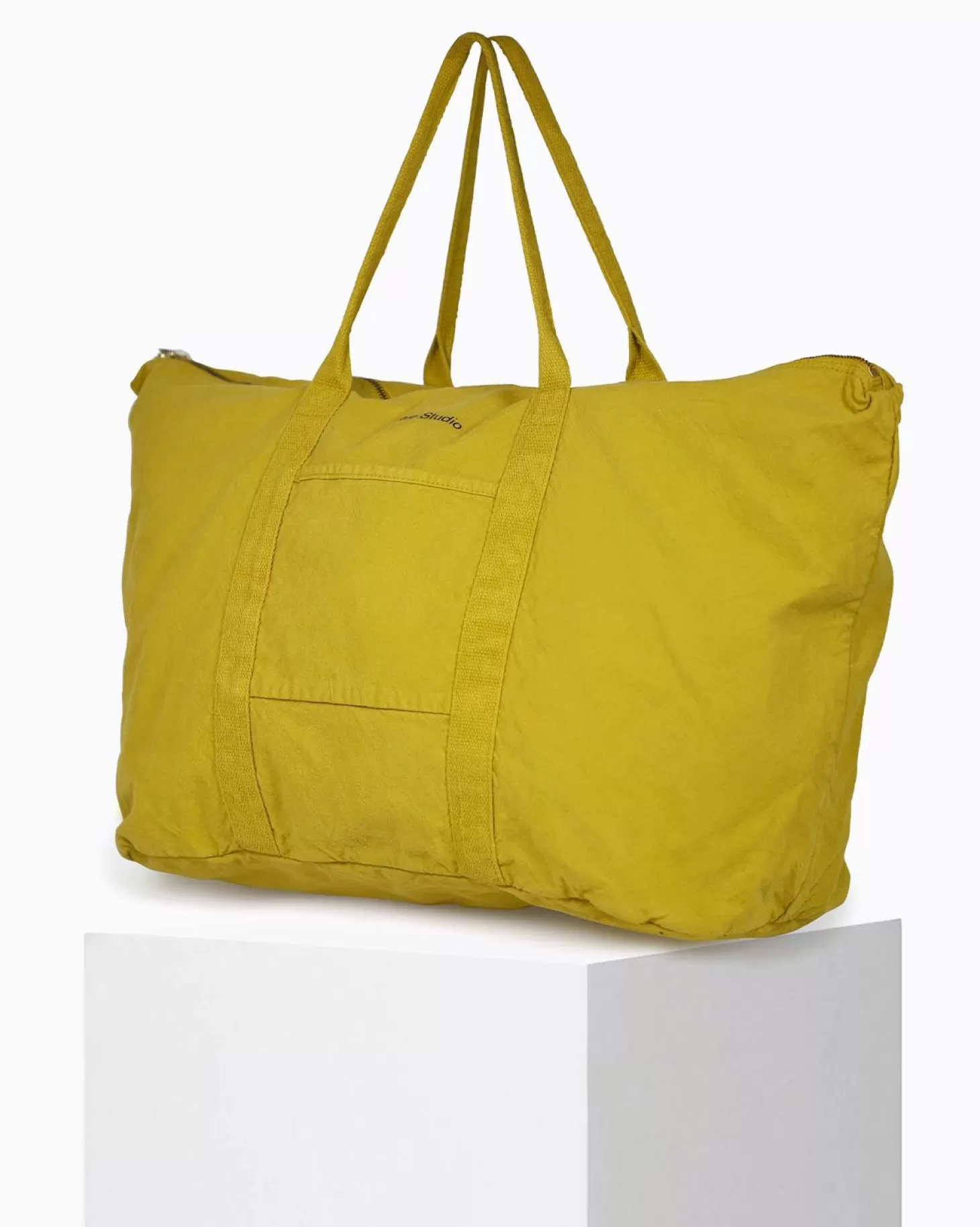 Store Sac 48H Coton Moutarde Grands Cabas