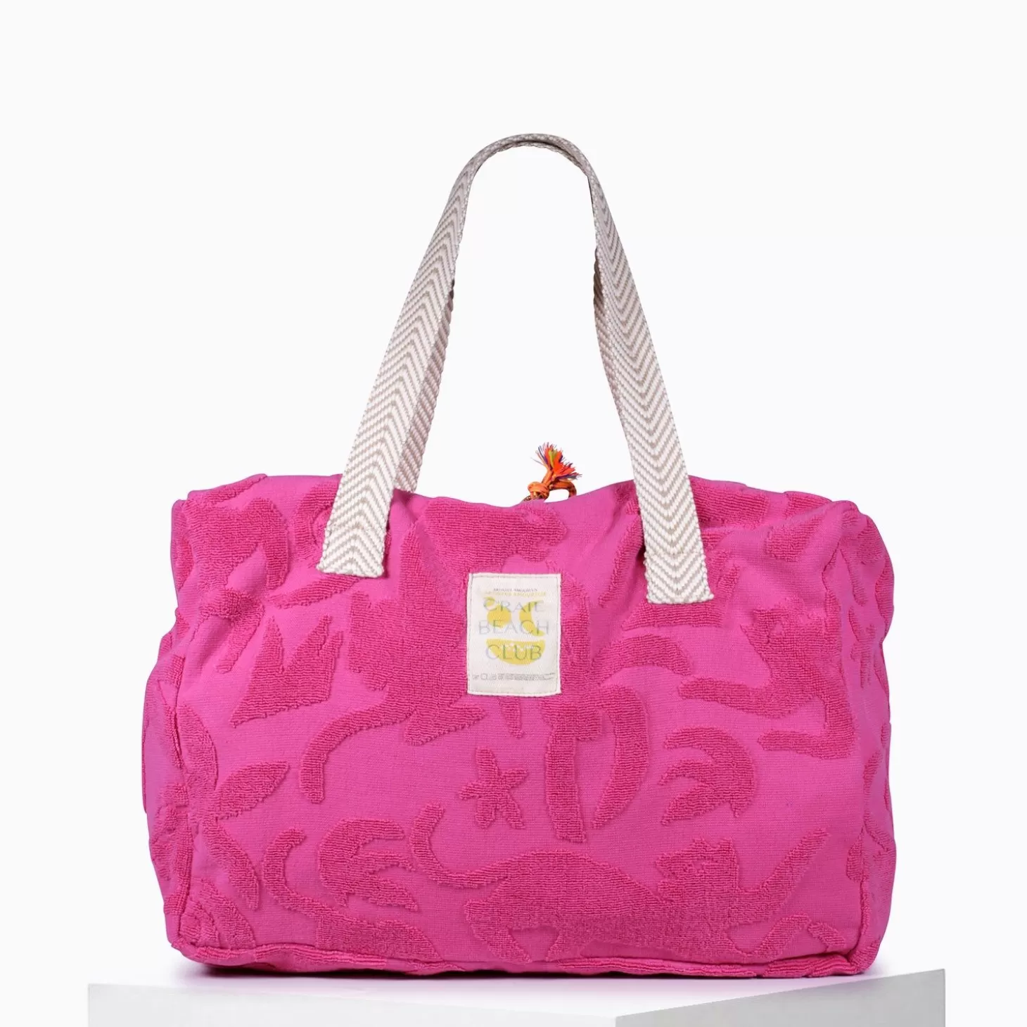 New Sac Hossegor Eponge Panthere Fushia Beach Club