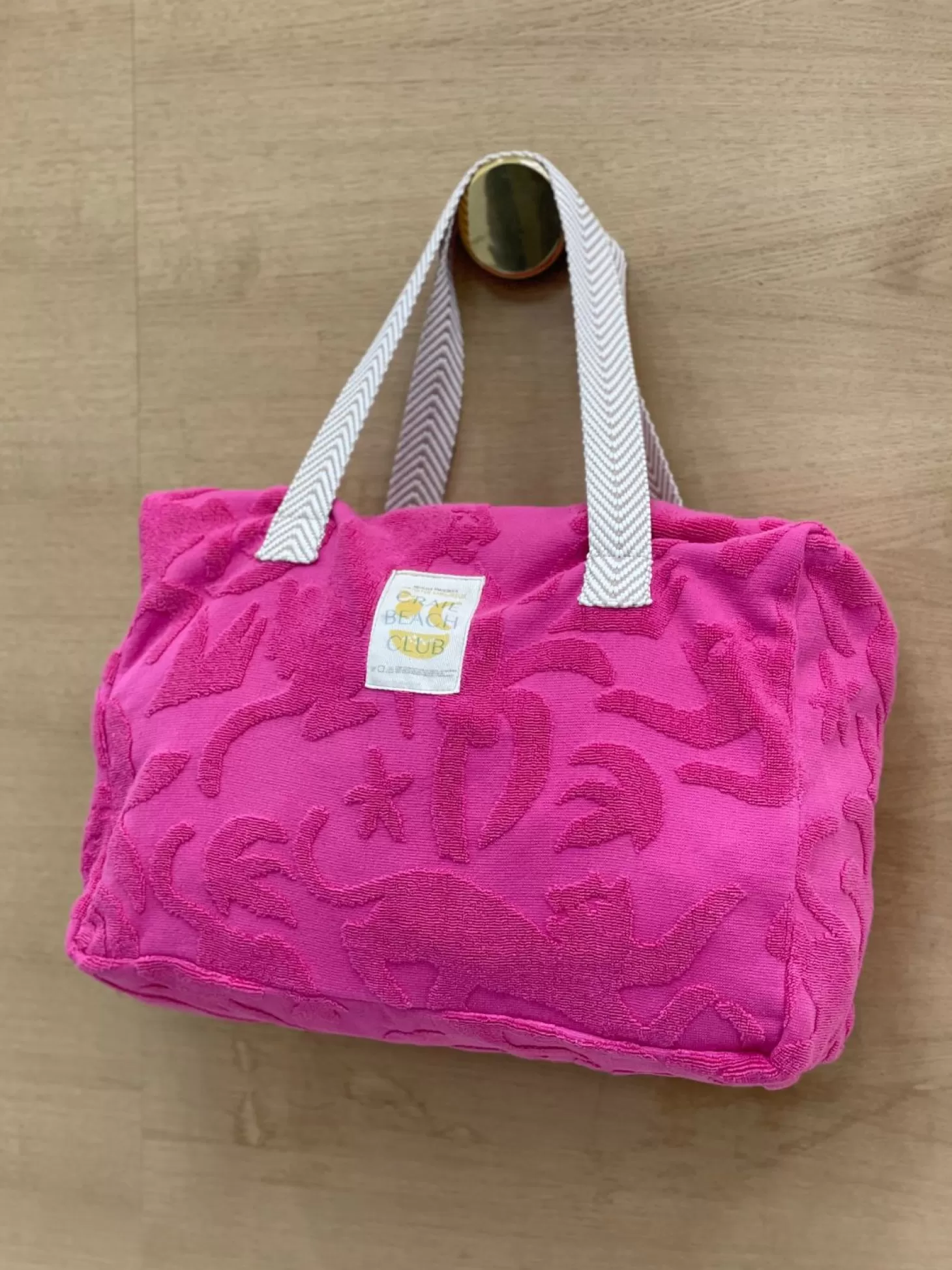 New Sac Hossegor Eponge Panthere Fushia Beach Club