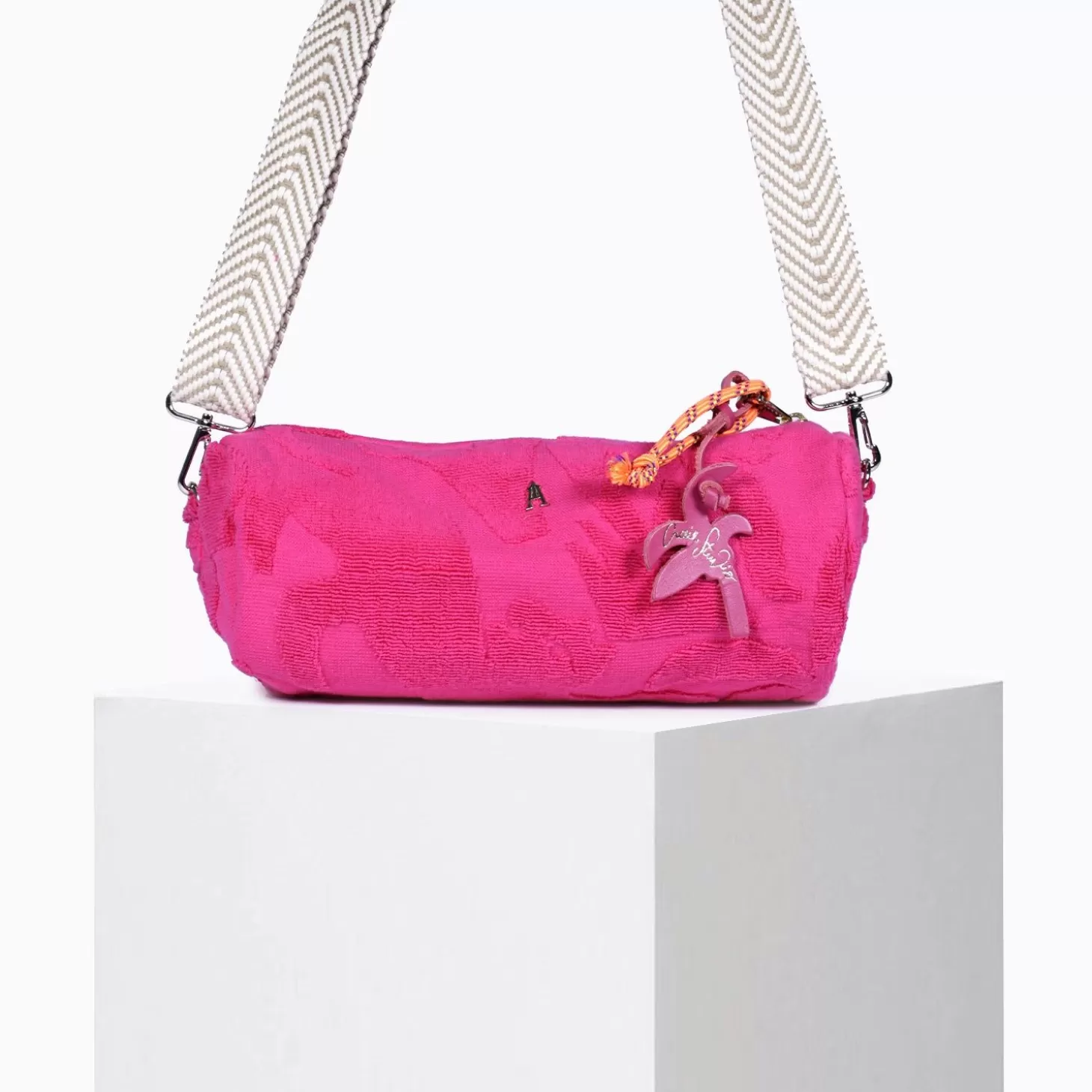 Store Sac Tube Eponge Panthere Fushia Beach Club