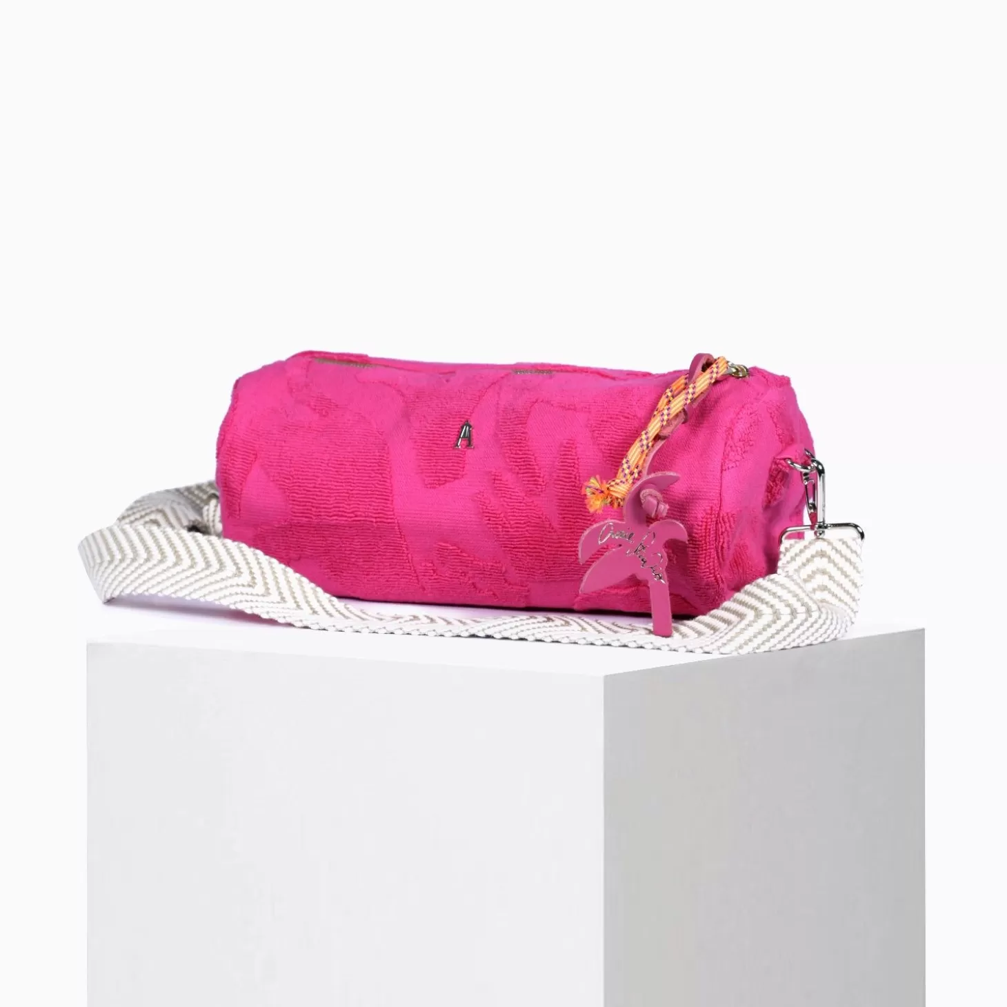 Store Sac Tube Eponge Panthere Fushia Beach Club